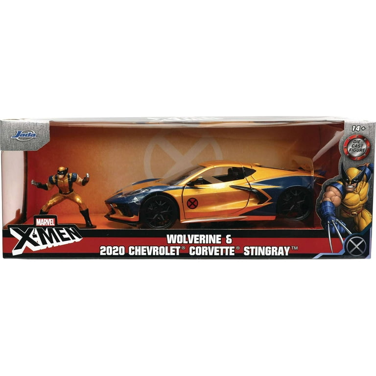 Marvel Wolverine 2020 Corvette Diecast Vehicle Figure Walmart