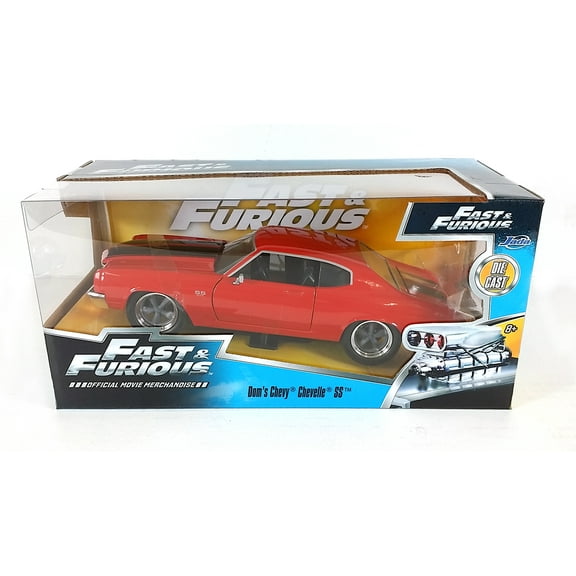 Jada Toys Metals 1:24 FF8 '70 Chevelle SS Car Play Vehicle