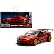 2016 Chevrolet Camaro "Iron Man" Theme "Marvel" Series 1/32 Diecast Model Car by Jada