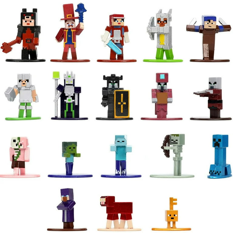 Minecraft Nano MetalFigs Mini Figure Wave 7 18 Pack