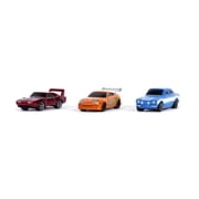 Jada Toys Nano Hollywood Rides Die Cast Play Vehicles 3 Pack