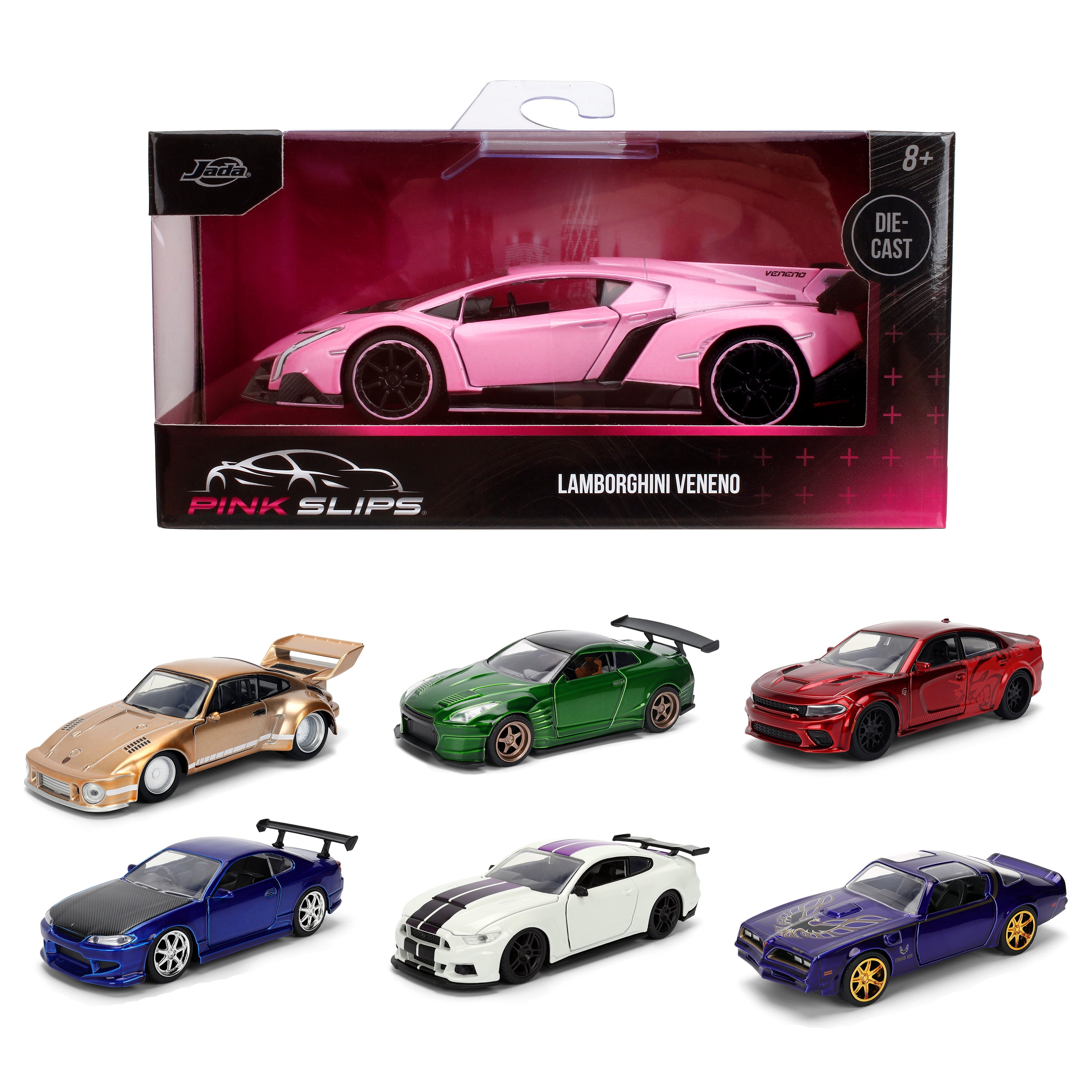 Jada Toys Pink Slips 1:32 Die-Cast Cars Assortment(1 Car; Styles