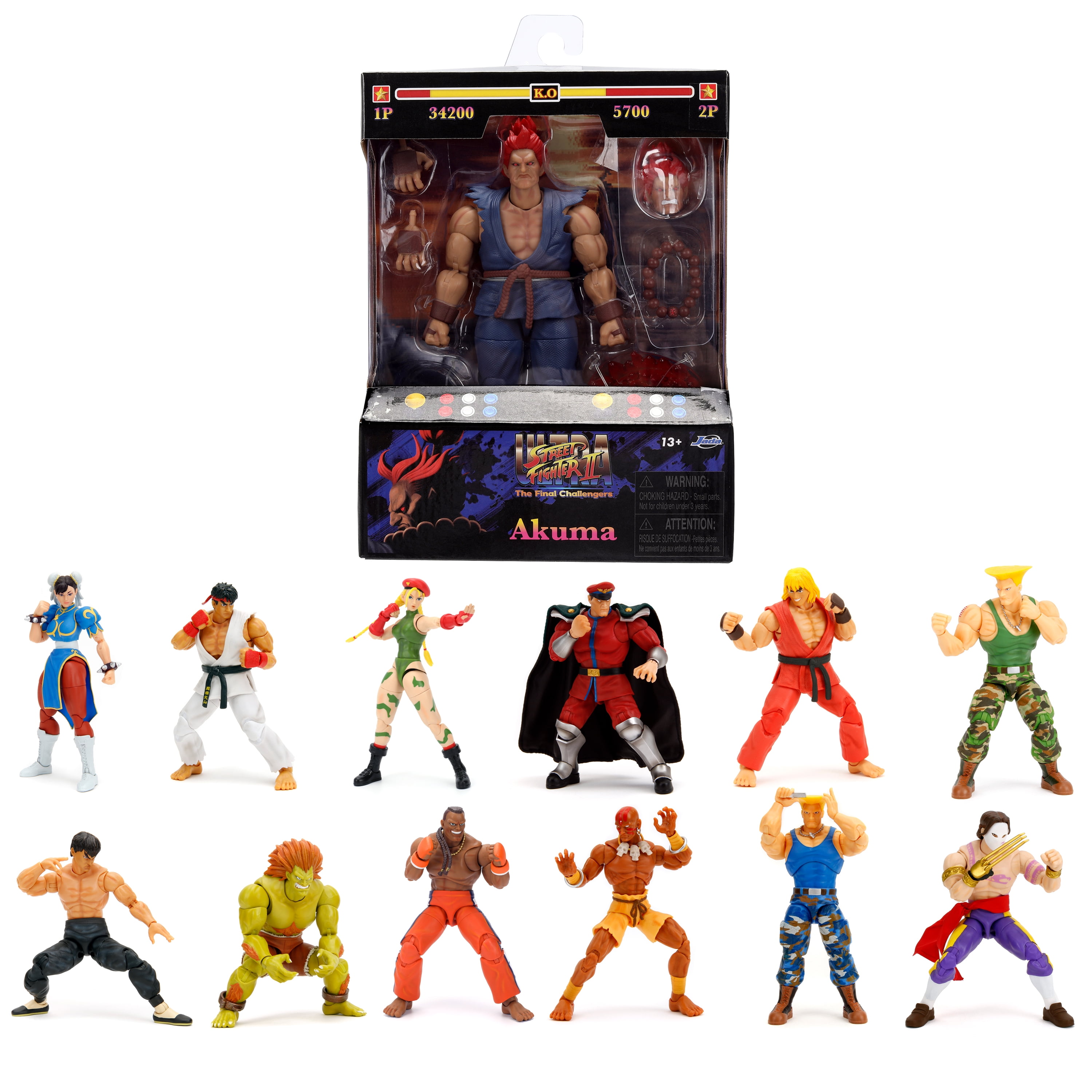 Jada Toys Street Fighter II Action Figure Scale - Walmart.com