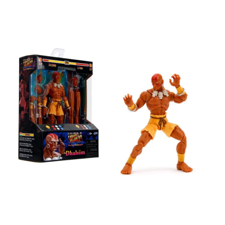 Jada Toys Street Fighter II Dhalsim Action Figure Wave 2 1:12 
