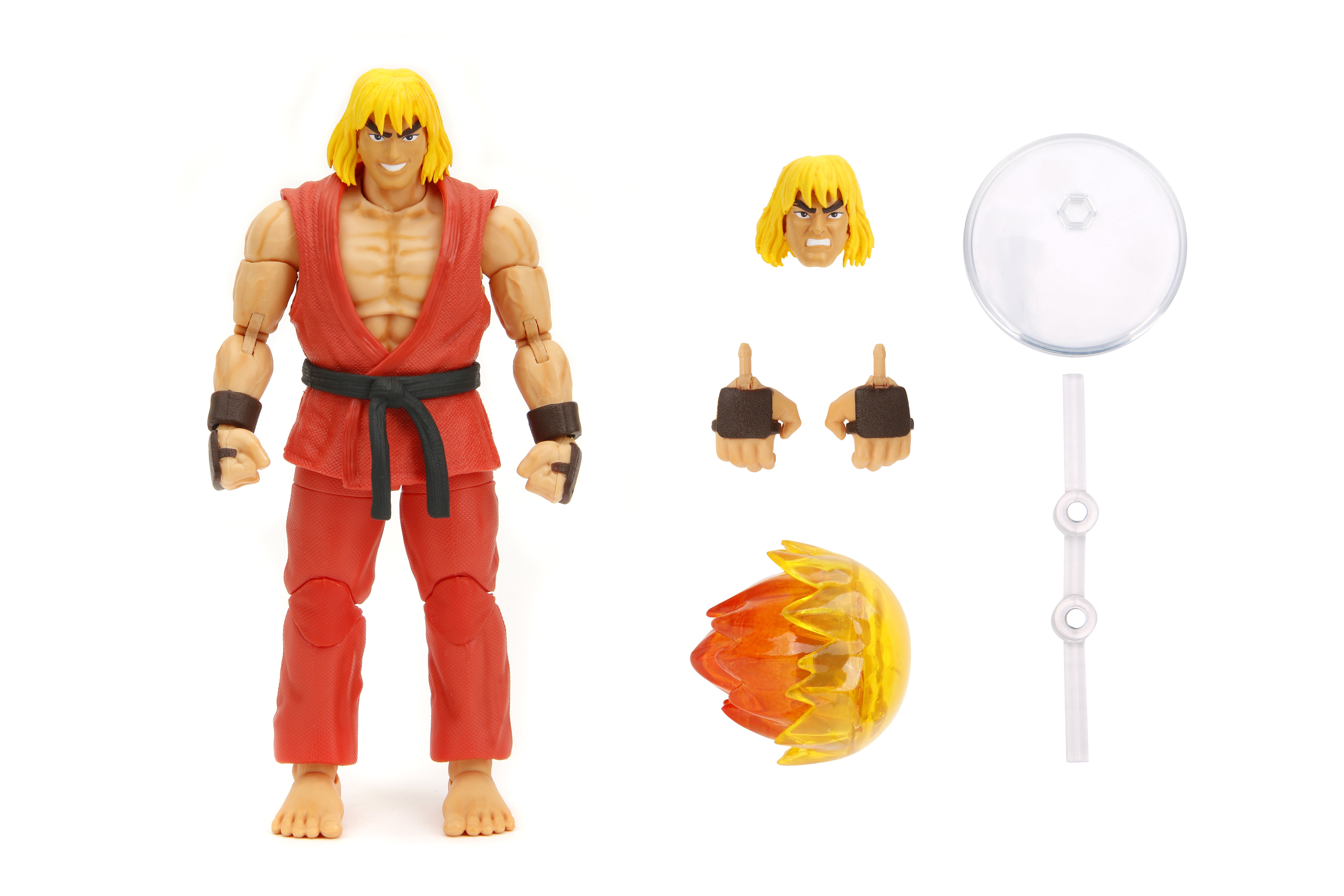 Jada Ultra Street Fighter II Ken Action Figure, 1:12 Scale Jada Ultra Street Fighter II Ken Action Figure, 1:12 Scale