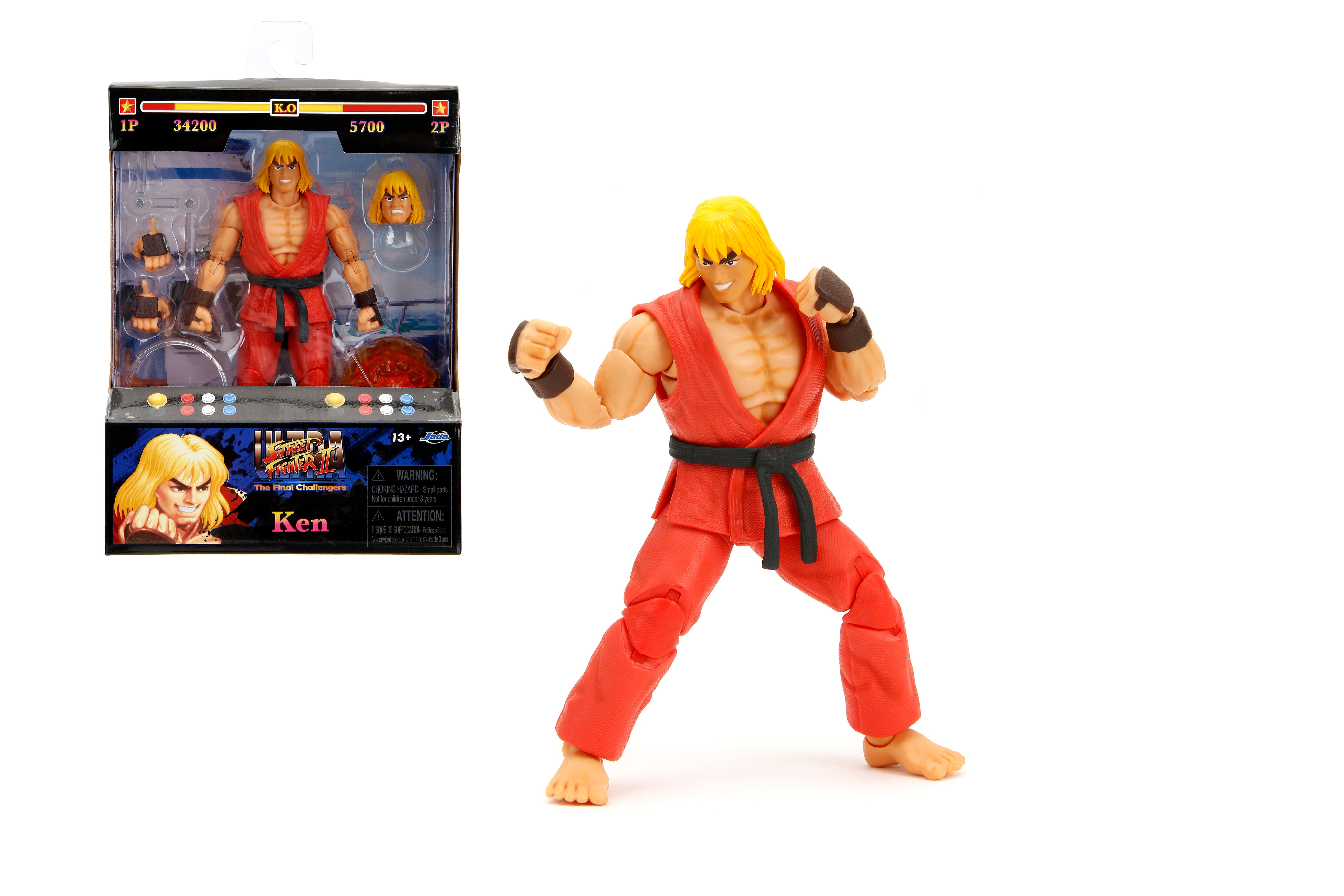 jada toys ストリートファイターセット2 Jada Toys 1/12 Ultra Street Fighter 2 - Ken (Player 2