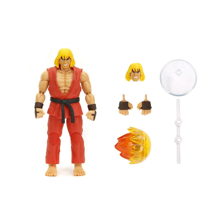 Jada Ultra Street Fighter II Ken Action Figure, 1:12 Scale