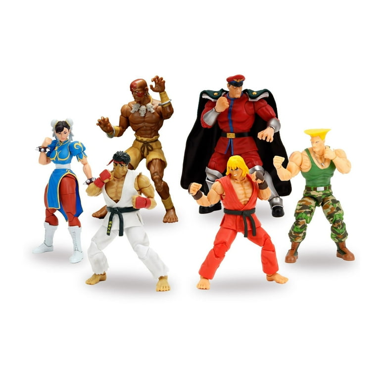 ストリートファイター KEN DHALSIM フィギュアセット Jada Toys – Street Fighter II Tournament Bundle (Ryu, Ken, Dhalsim
