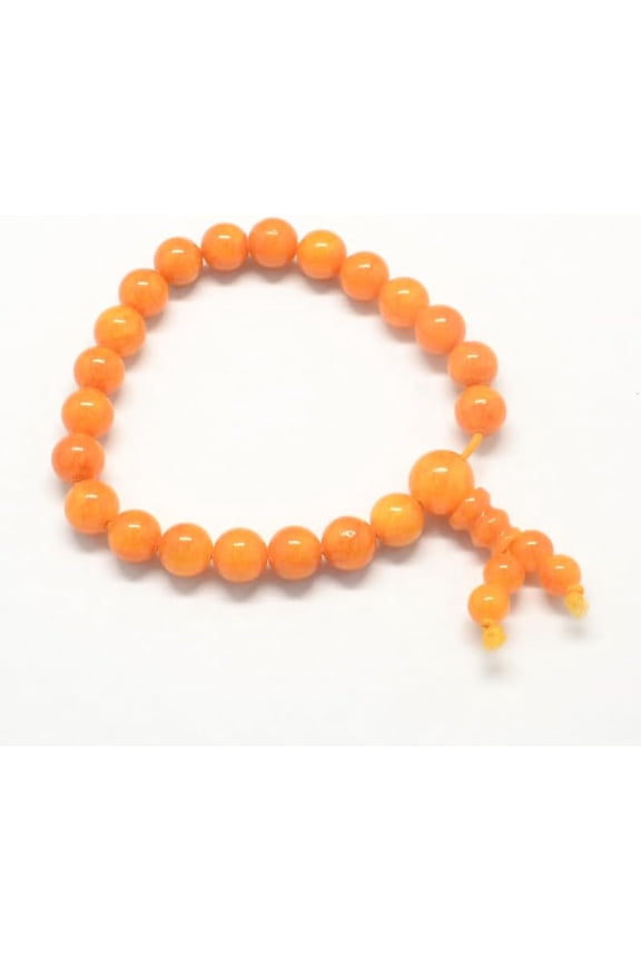 Jade 1Pc Yellow Jade Beaded Bracelets Stone Beaded String Elastic Bracelet Jewelry Gifts Adjustable Handmade for Women Men Dainty Chain Rope Link Paperclip Jade