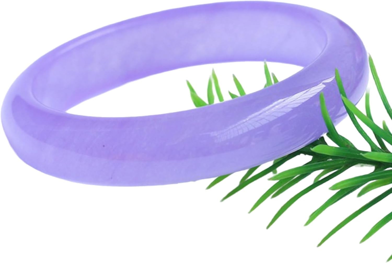 Yardley London Bangle Jade Bracelet with 1 x Jade Bangle Bracelet, Purple
