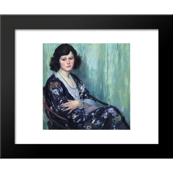Jade Beads 20x24 Framed Art Print by Guy Rose
