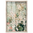 thumbnail image 1 of Jade Blossom II Shadowbox Print Floral Art Prints by Art Remedy, Blonde Frame, 30 x 45, 1 of 7