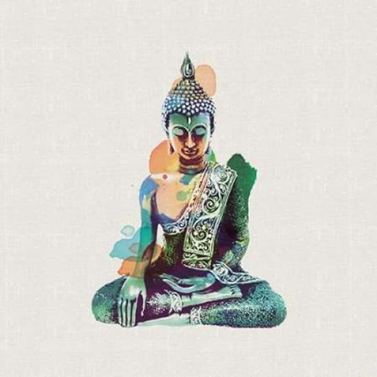Jade Buddha Canvas Art - Summer Thornton (24 x 24)