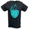 thumbnail image 1 of Jade Cargill Blue Logo Black T-shirt, 1 of 4