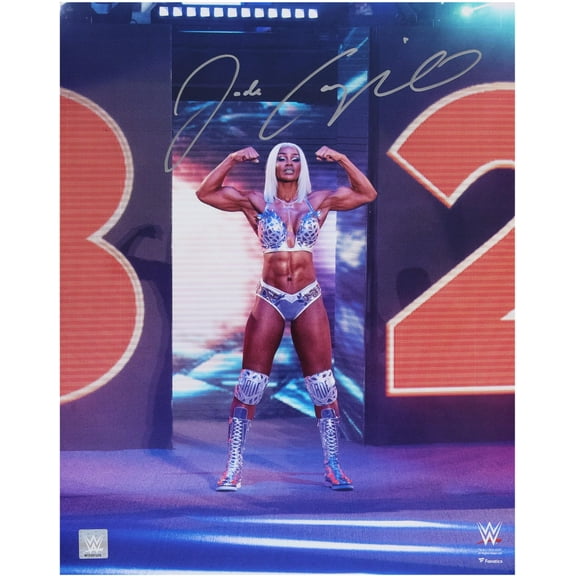 Jade Cargill WWE Autographed 16" x 20" 2024 Royal Rumble Entrance Photograph - Fanatics Authentic Certified