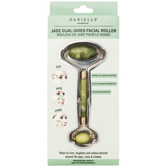 Jade Dual-Sided Facial Roller - Green