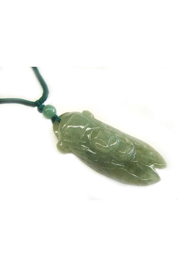 Jade Green Cicada Pendant