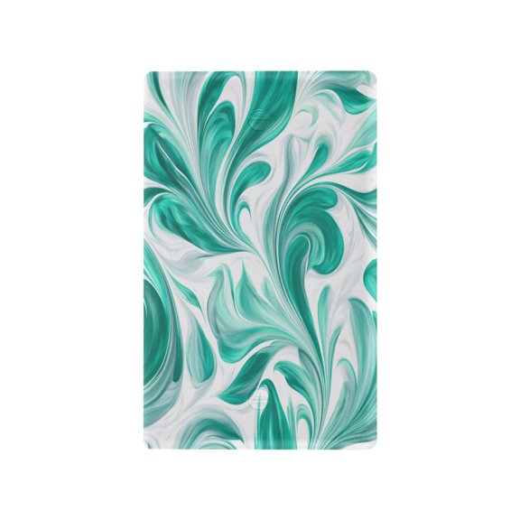 Jade Green Marble Pattern Decorative Wall Plate, Flame Retardant PC Plastic Light Switch & Outlet Cover with Mounting Screws Fits Blank Unused Outlet