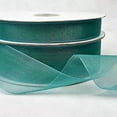 thumbnail image 1 of 3/8in. Wide Jade Green Sheer Organza Ribbon - 25 Yards (004401), 1 of 1