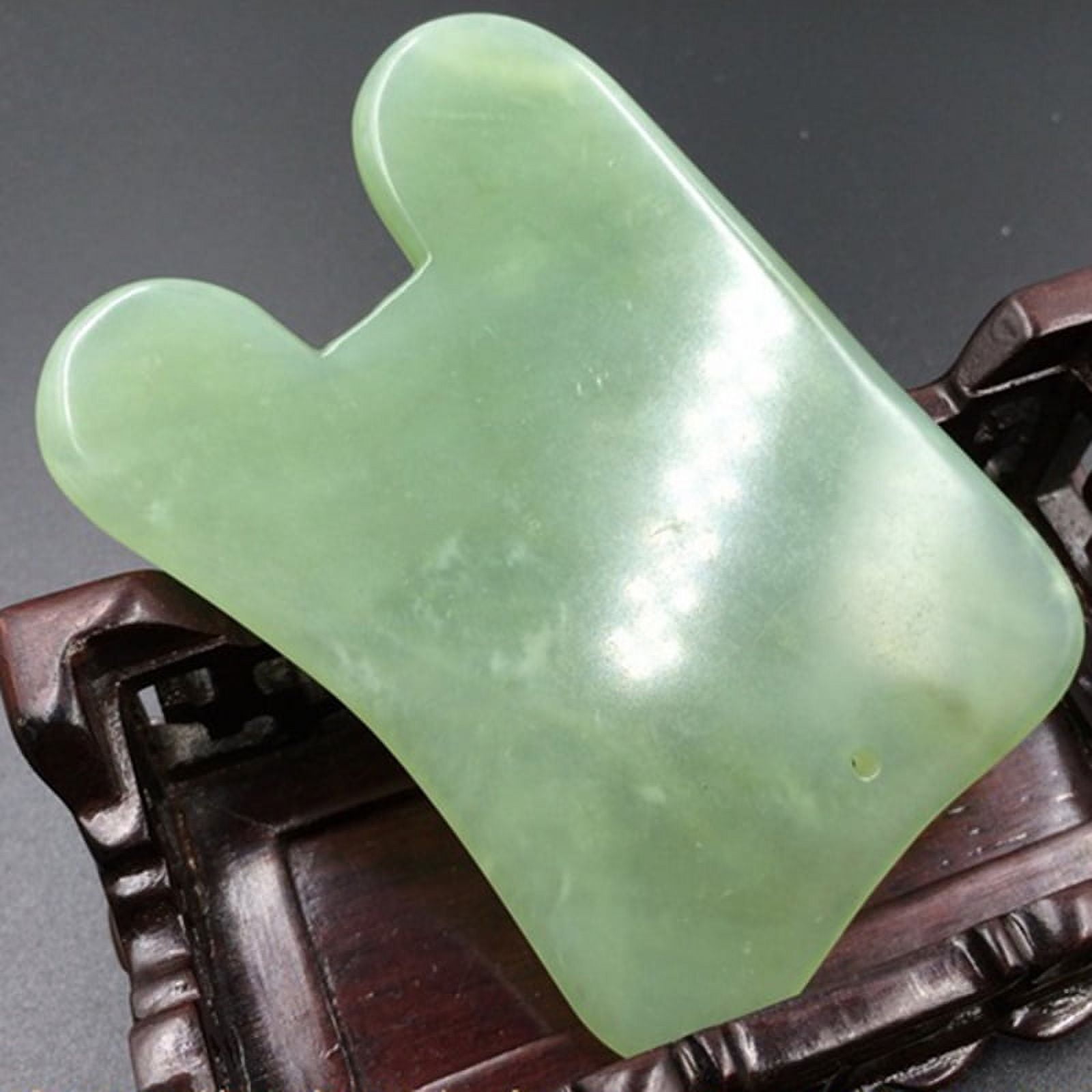 Jade Guasha Board Facial Scraping Gua Sha Therapy SPA Massage Scrape Beauty Tool Face Health