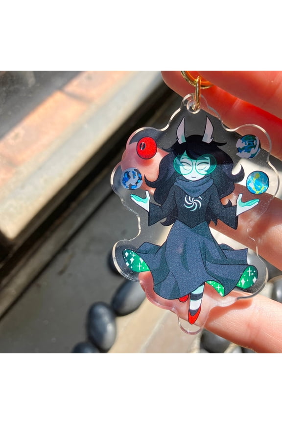 Jade Harley God Tier Witch of Space| Homestuck Acrylic Keychain Charm (1 keychain)