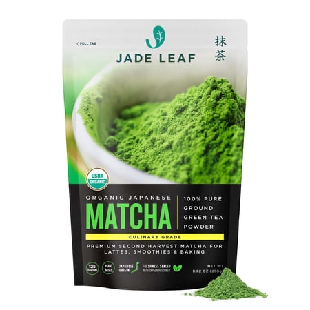 Jade Leaf Organic Matcha Powder, Culinary Grade, 8.82 oz Pouch