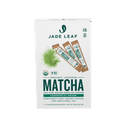 Jade Leaf Matcha, Organic Japanese Ceremonial Matcha, Powdered Tea, 7 Ct