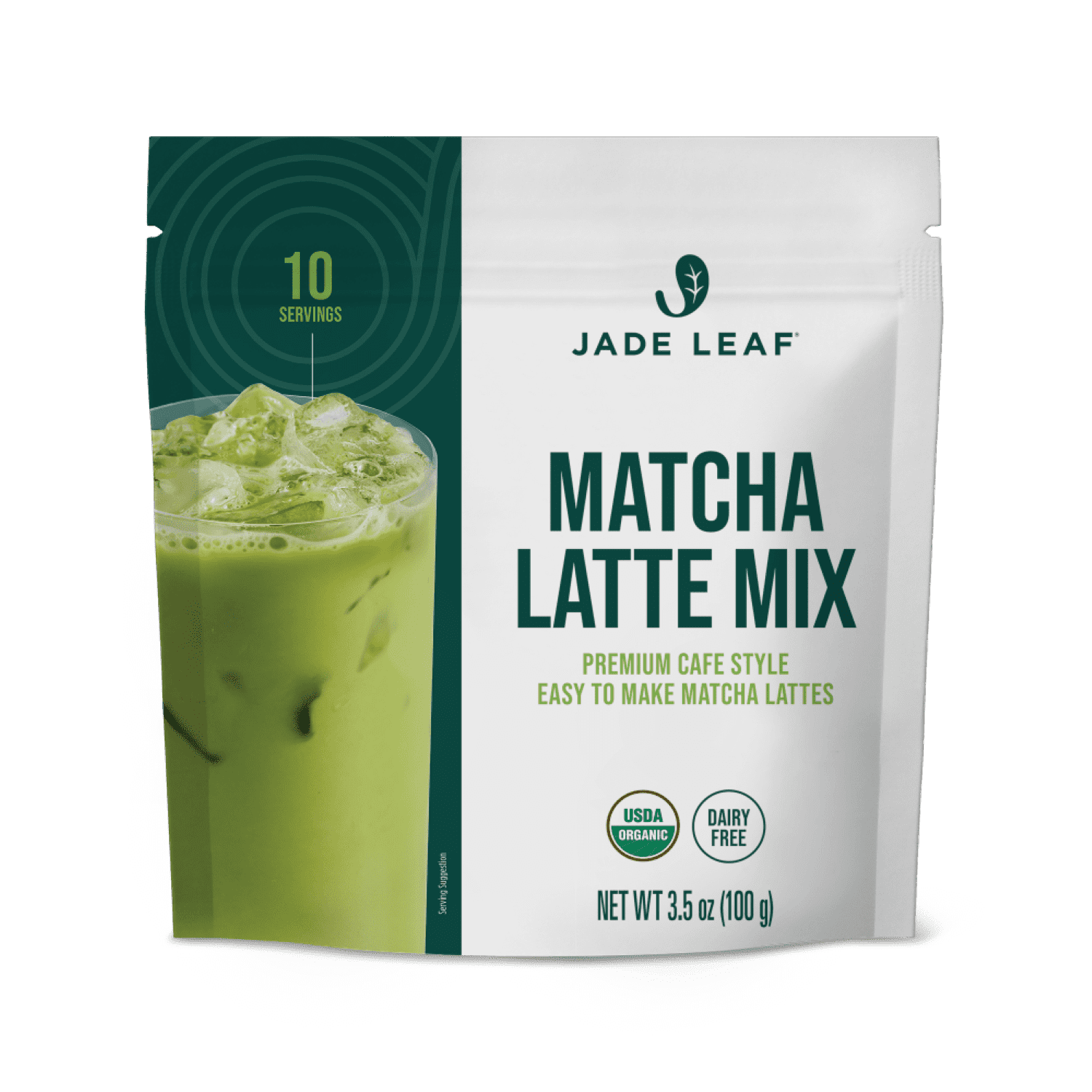 Jade Leaf Matcha, Organic Latte Mix, Powdered Tea, 3.5 Oz
