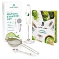 thumbnail image 1 of Jade Leaf Matcha, Modern Matcha Starter Set, Includes: Whisk/Frother, Spoon, Sifter, and Printed Handbook, 1 of 5