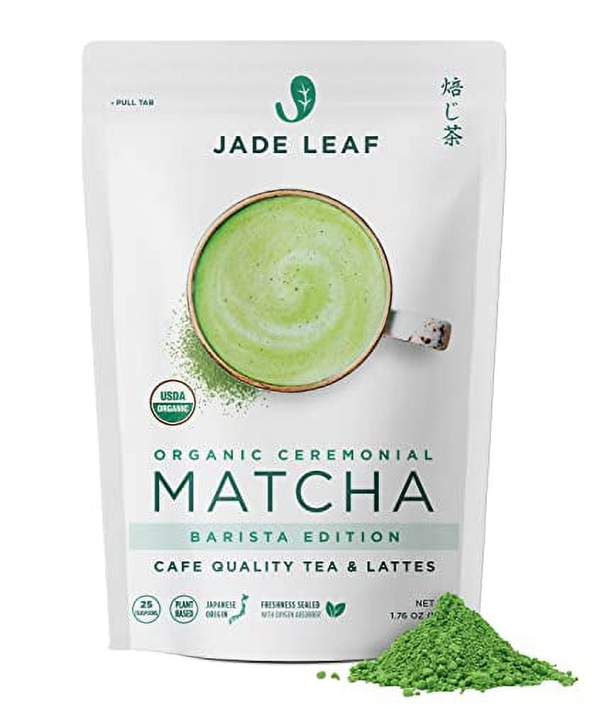 Jade Leaf Organic Japanese Matcha Classic Culinary Green Tea Powder for  Smoothies, Lattes, and Baking, .7 oz (20 Servings)