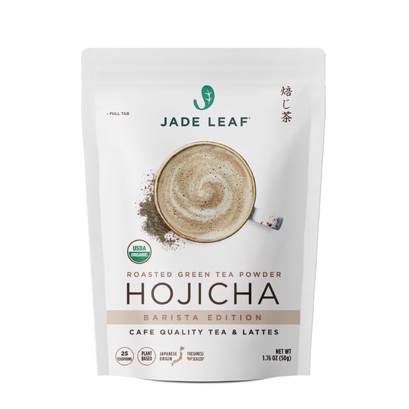 Jade Leaf Organic Hojicha Powder, Barista Edition, 1.76 oz Pouch