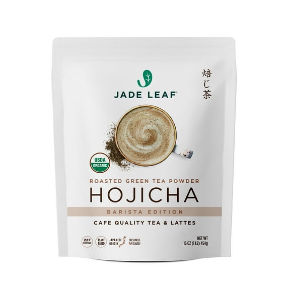 Jade Leaf Organic Hojicha Powder Barista Edition US (16oz) Pouch
