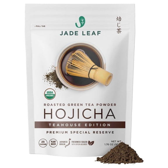 Jade Leaf Organic Hojicha Powder, Teahouse Edition, 1.76 oz Pouch