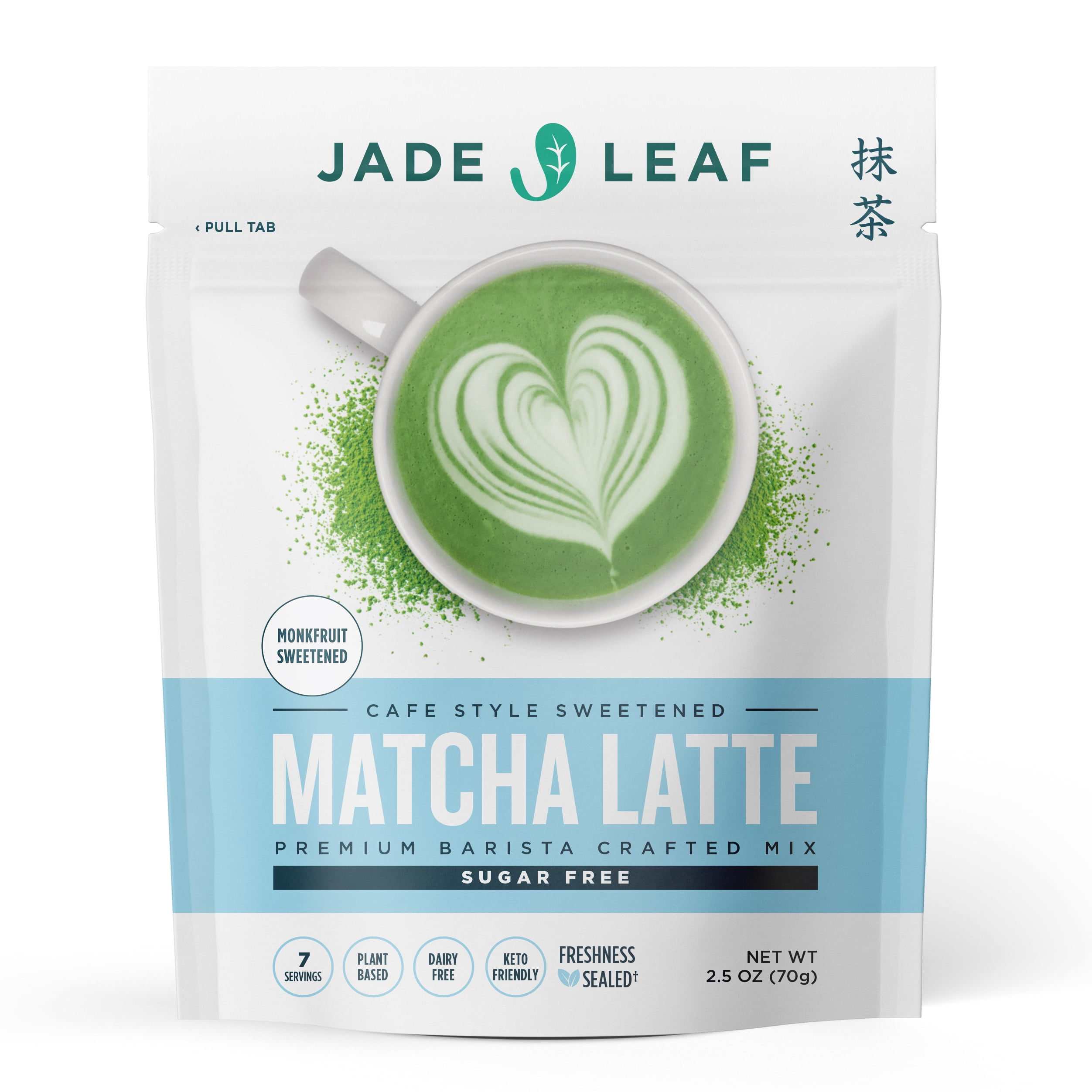 Jade Leaf Sugar-Free Café Style Latte Mix, Organic Japanese