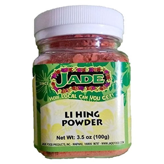 Jade Li Hing Mui Dried Plum Powder 3.5 Ounce Shaker Bottle