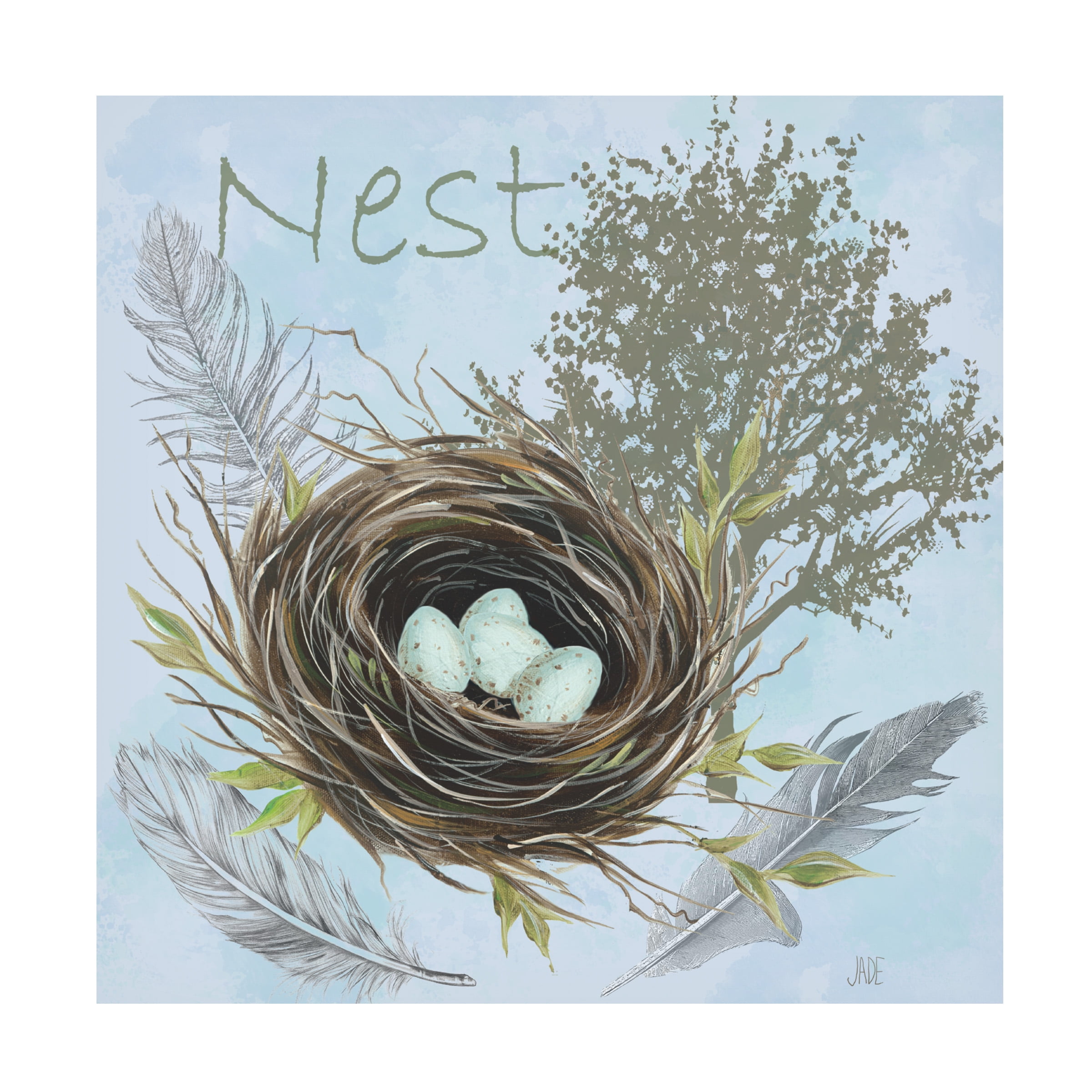 Jade Reynolds 'Nesting Collection I' Canvas Art