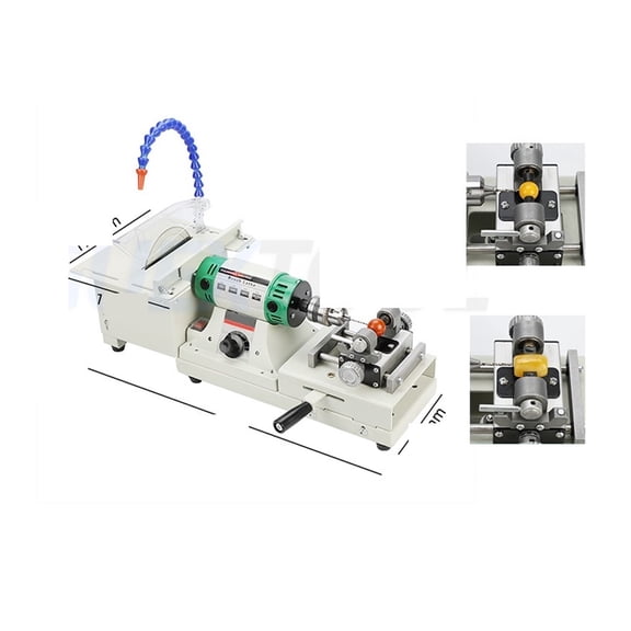 Jade Stone Grinding Machine Desktop Polishing Tools Household Cutter Woodworking Drilling/Carving Machine Round Bead Table Saw ,Easy to Operate