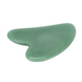 thumbnail image 1 of Jade Stone Guasha Board, Gua Sha Facial Tool   For Most People For Neck Face, Backhand Peach Heart Dark Green, 1 of 8