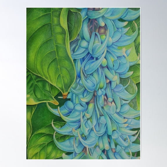 Jade Vine Poster Wall Art, Modern Wall Decor For Living Room Bedroom, 24x36 UNFRAMED