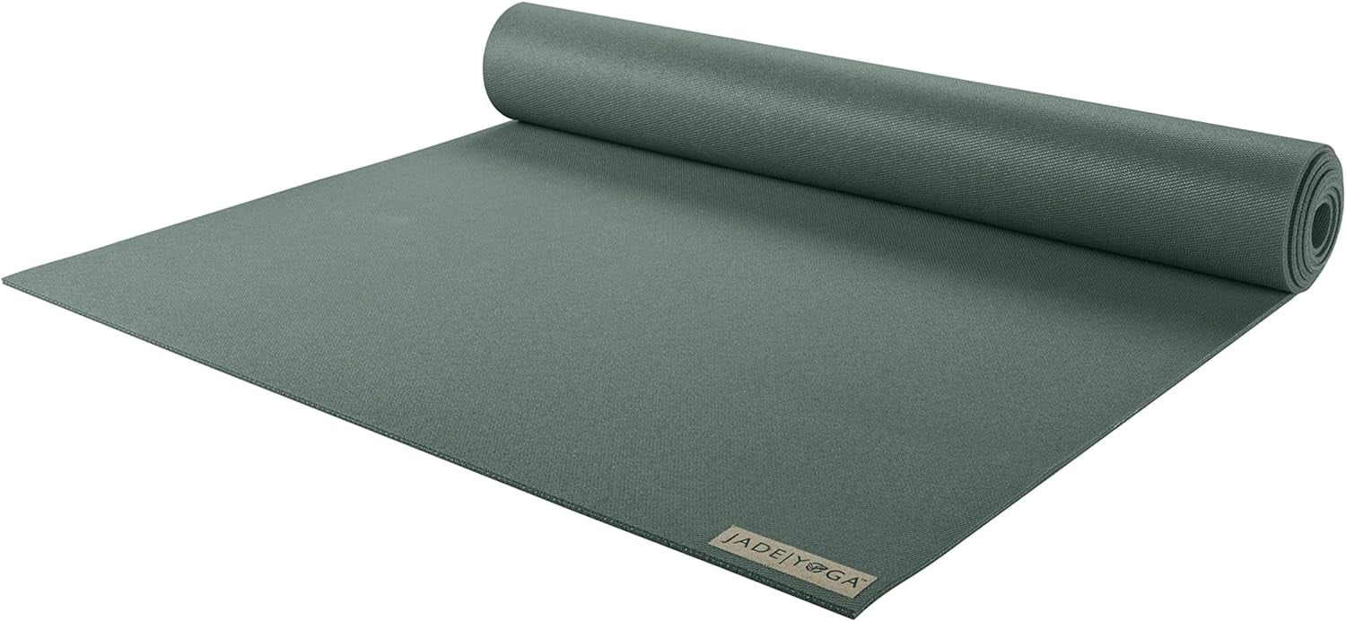 Jade Yoga Harmony 3/16"  24" x 74" Yoga Mat, Jade Green
