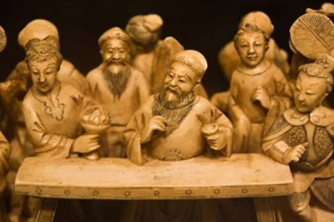 Jade carving at Suzhou Museum Suzhou Jiangsu China Canvas Art - Keren Su DanitaDelimont (19 x 12)