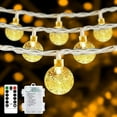 thumbnail image 1 of JadeBamboo Indoor/Outdoor Battery Operated Waterproof LED Globe String Lights, 1 of 15