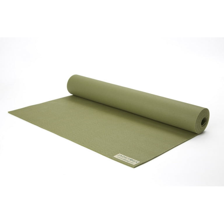JadeYoga Harmony Mat (3/16 thick) Olive Green, 74 Length 
