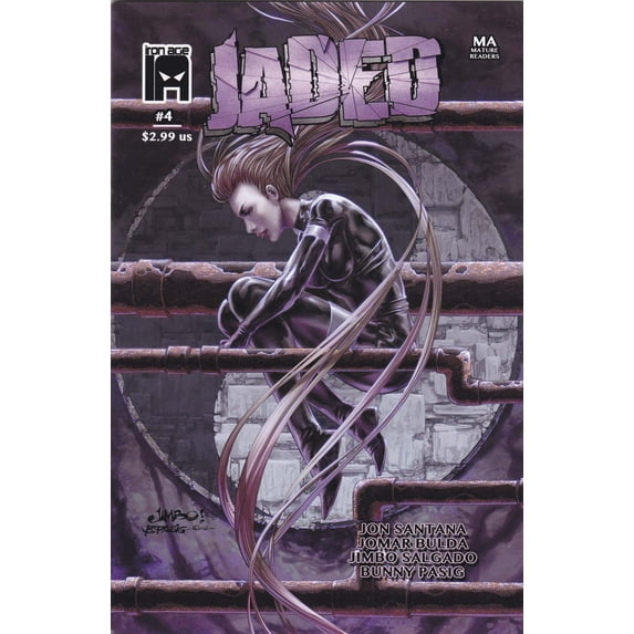 Jaded #4 VF ; Iron Age Comic Book