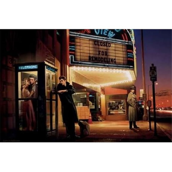 Jadei Graphics PDXCONLP11LARGE Midnight Matinee Poster Print by Chris Consani, 24 x 36 - Large