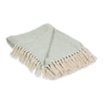 thumbnail image 1 of DII Diamond Throw Collection Contemporary Green Geometric Cotton Woven Throw, 60x50 Inches, 1 of 3