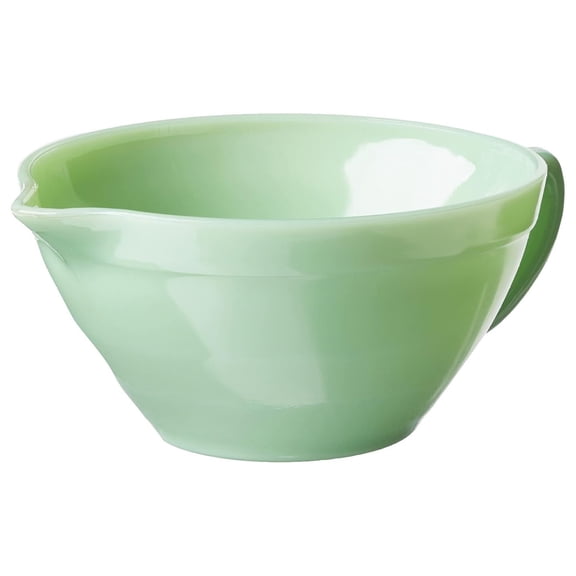 Jadeite Glass Collection 1.25 Quart Mixing Bowl w/ Handle