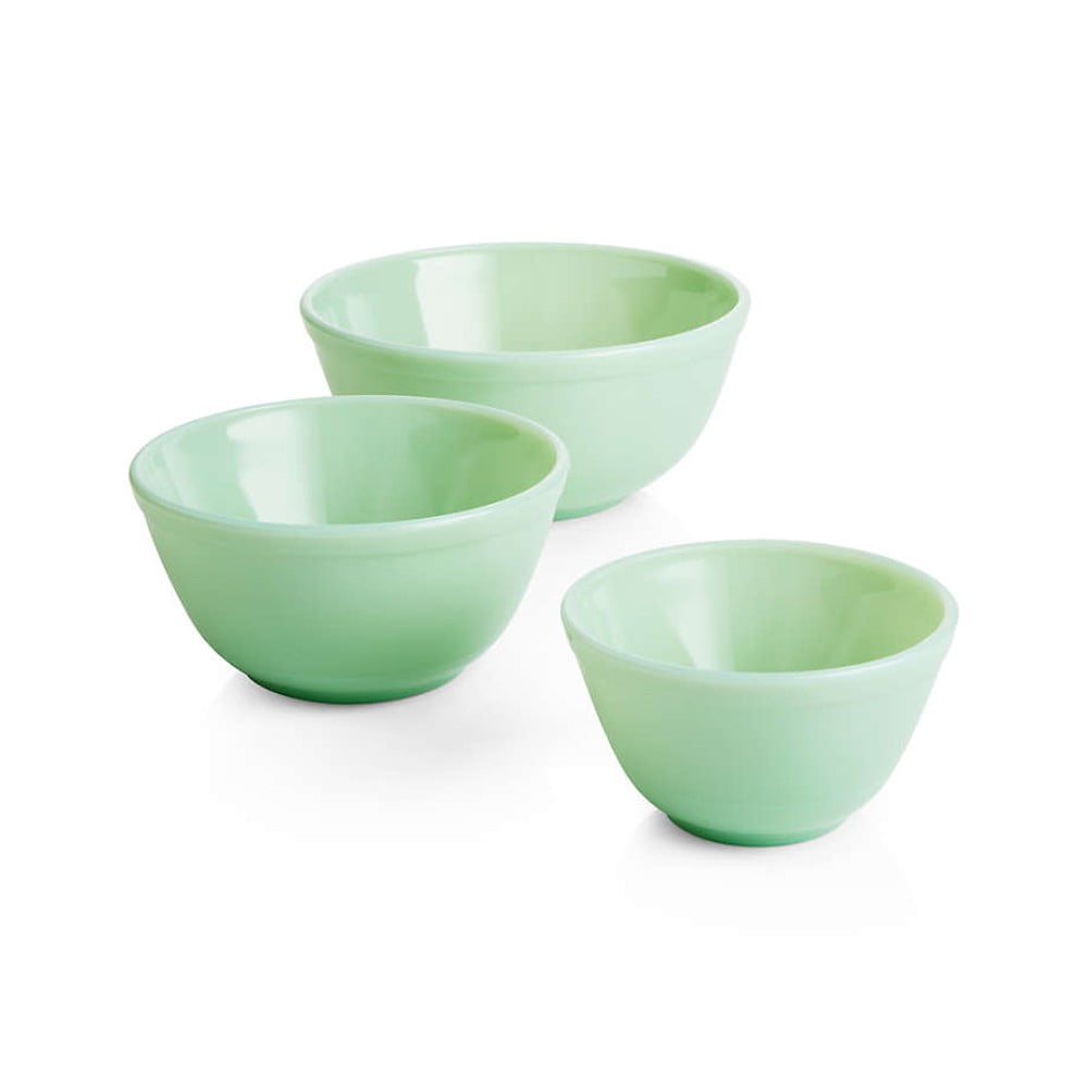 Jadeite Milk Glass Mixing Bowl Set (of 3) – Coming Soon