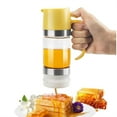 thumbnail image 1 of Jademall 300ml Honey Dispenser, Leak-Proof Glass Honey Pot with Handle & Detachable Design, Perfect for Honey, Jam, Ketchup, Peanut Butter, Salad Dressing & Oyster Sauce, Home Kitchenware - Yellow, 1 of 8