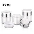 thumbnail image 1 of Jademall 3Pcs 50ml Airless Pump Jars, Cream Airless Pump Dispenser, Travel Lotion Container, Vacuum Cosmetic Container for Dispensing Storage Face Cream, Eye Cream, Foundation, Lotion, 1 of 10